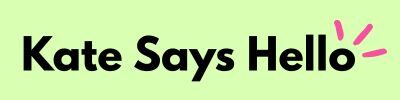 Kate Says Hello – logo